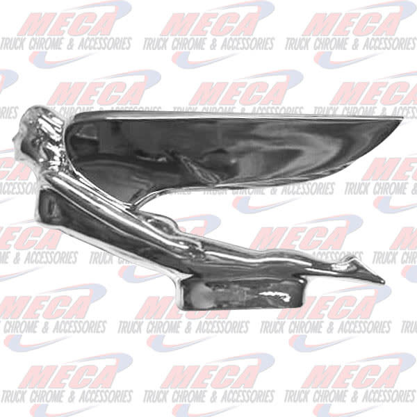 HOOD ORNAMENT GODDESS FLYING W/ HORIZONTAL WINGS