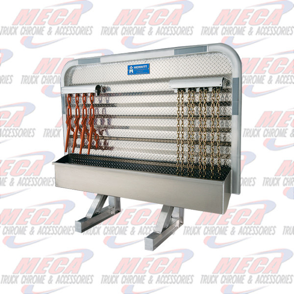 HEADER RACK 70" WIDE X 68" TALL DIAMOND 2 CHAIN RACKS 1 FULL TRAY