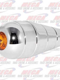 CR. ALUM. TURN SIGNAL HANDLE W/AMBER CRYSTAL