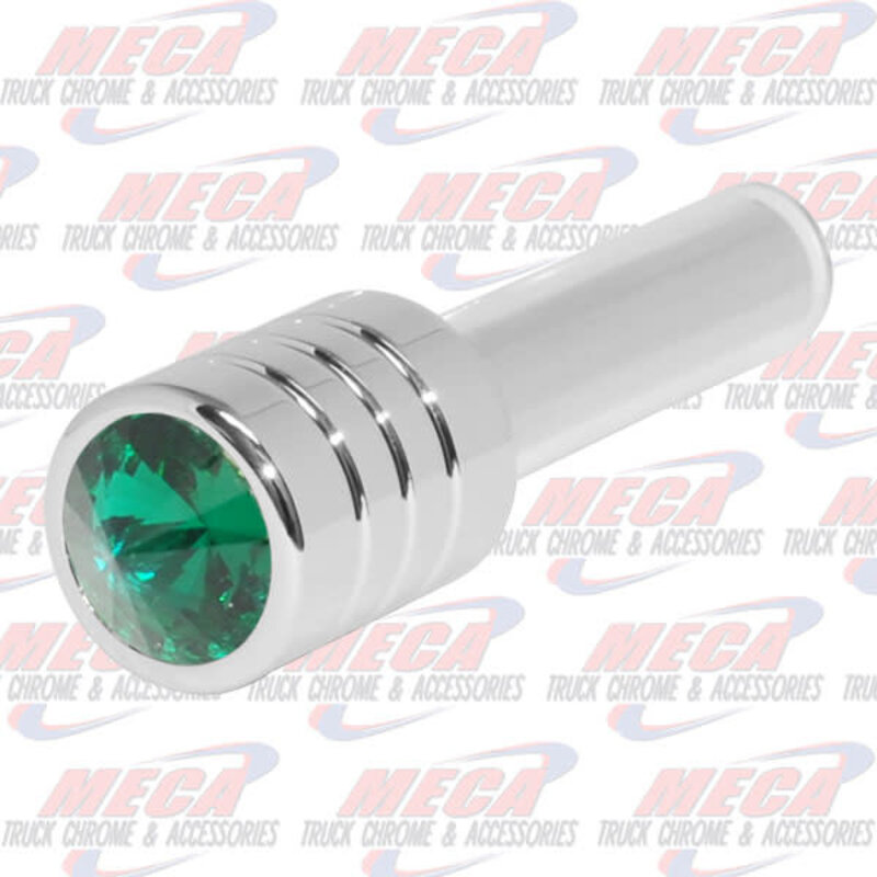 DOOR LOCK KNOB GRN JEWEL