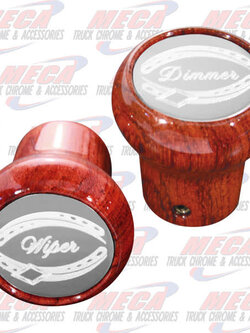 WIPER & PANEL LIGHT SWITCH ROSEWOOD KNOBS