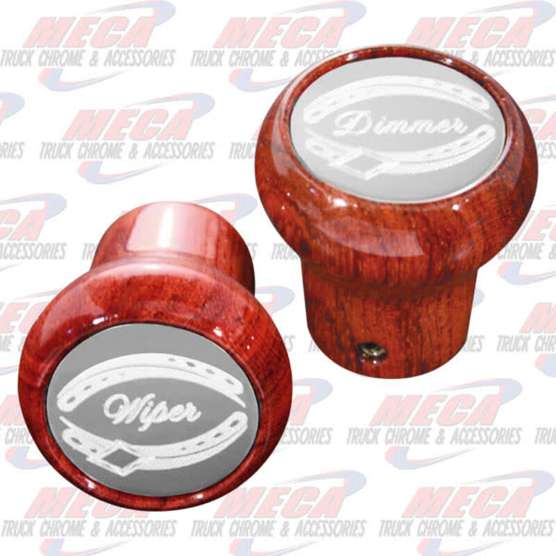 WIPER & PANEL LIGHT SWITCH ROSEWOOD KNOBS
