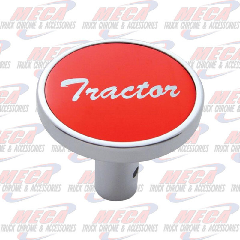 BRAKE KNOB W/ PIN LONG & RED STICKER TRACTOR AL STICKER