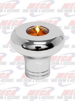 KNOB SMALL WIPER / DIMMER ROUNDED AMBER DIAMOND