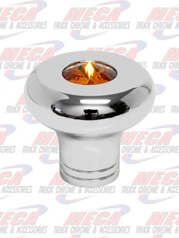 KNOB SMALL WIPER / DIMMER ROUNDED AMBER DIAMOND