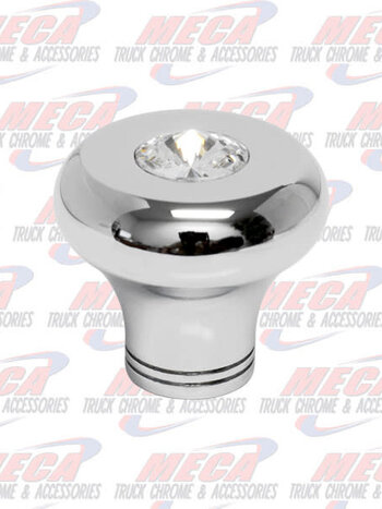 KNOB SMALL WIPER / DIMMER ROUNDED CLEAR DIAMOND