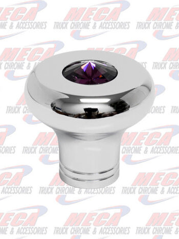KNOB SMALL WIPER / DIMMER ROUNDED PURPLE DIAMOND