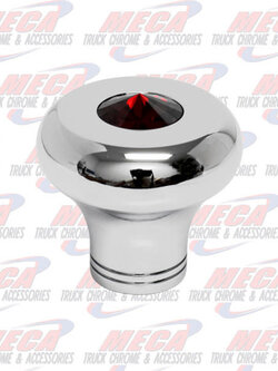 KNOB SMALL WIPER / DIMMER ROUNDED RED DIAMOND