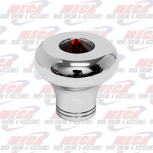 KNOB SMALL WIPER / DIMMER ROUNDED RED DIAMOND