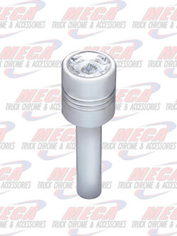 DOOR LOCK KNOB CLEAR LARGE 9/16"