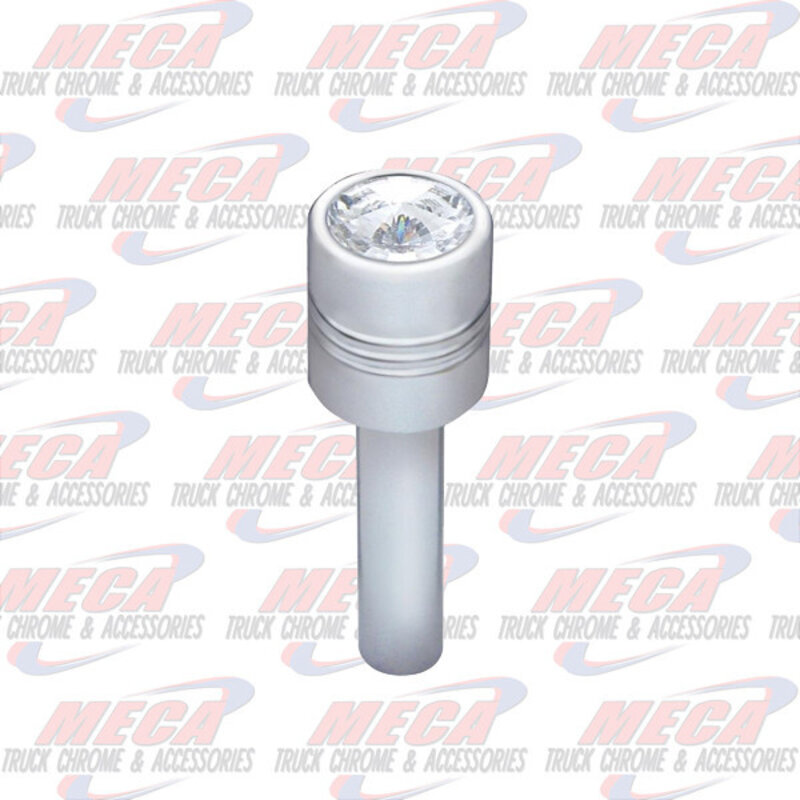 DOOR LOCK KNOB CLEAR LARGE 9/16"