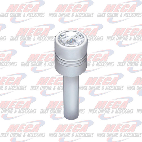 DOOR LOCK KNOB CLEAR LARGE 9/16"