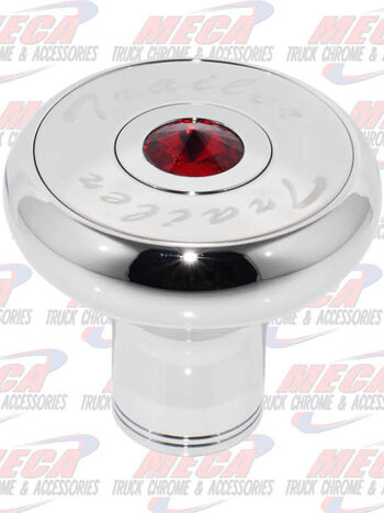 BRAKE KNOB TRAILER RED JEWEL