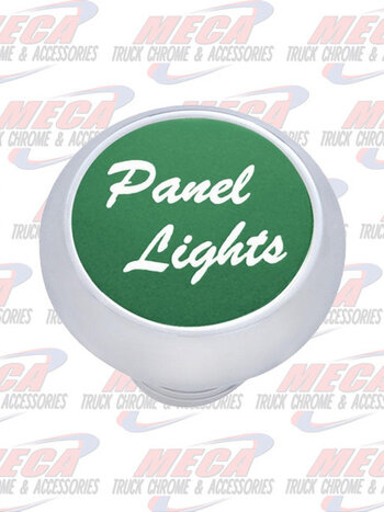 PANEL LIGHT KNOB W/ GREEN ALUMINUM STICKER
