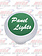 PANEL LIGHT KNOB W/ GREEN ALUMINUM STICKER