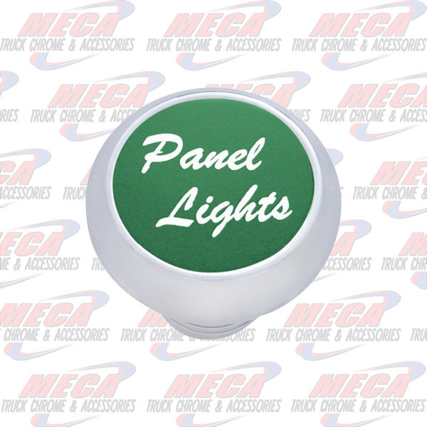 PANEL LIGHT KNOB W/ GREEN ALUMINUM STICKER