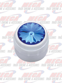 DELPHI RADIO KNOB CHROME BLUE