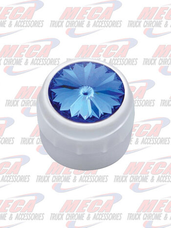 DELPHI RADIO KNOB CHROME BLUE