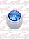 DELPHI RADIO KNOB CHROME BLUE