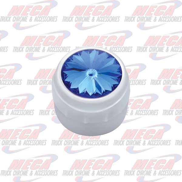 DELPHI RADIO KNOB CHROME BLUE