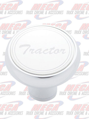 BRAKE KNOB TRACTOR DELUXE SS PLAQUE CURSIVE SCRIPT