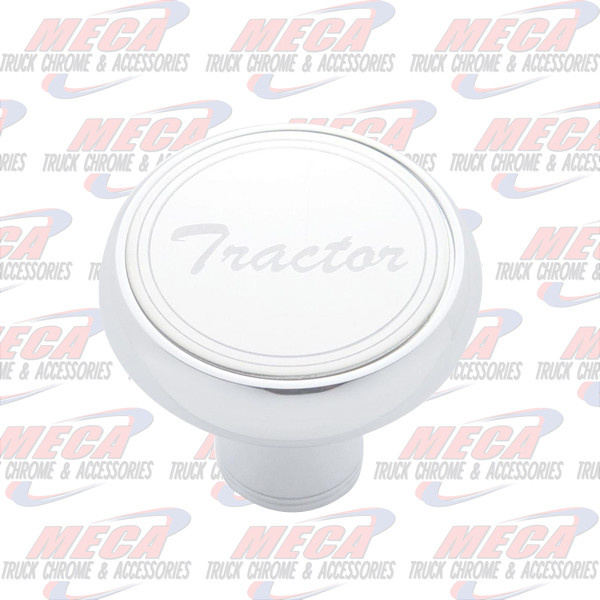 BRAKE KNOB TRACTOR DELUXE SS PLAQUE CURSIVE SCRIPT