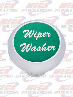 WIPER WASHER KNOB W/ GREEN ALUMINUM STICKER