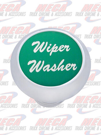 WIPER WASHER KNOB W/ GREEN ALUMINUM STICKER
