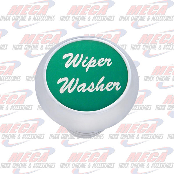 WIPER WASHER KNOB W/ GREEN ALUMINUM STICKER
