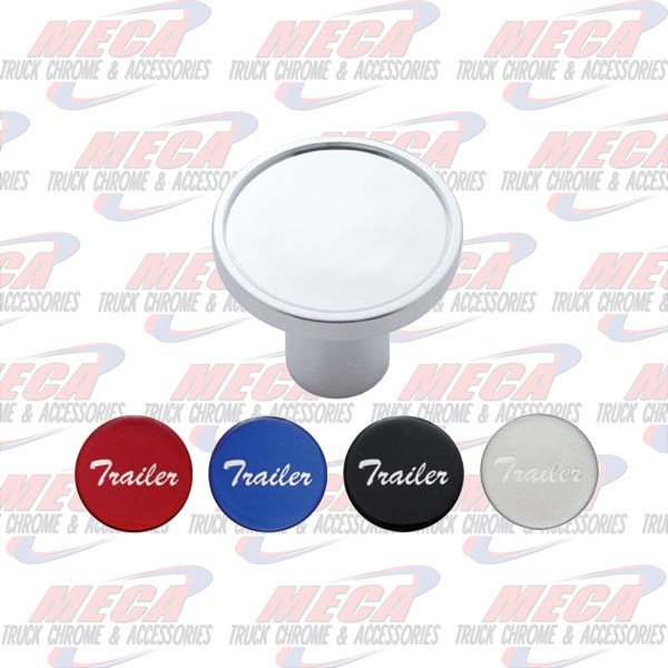 KNOB TRAILER THREADED SKINNY STYLE W/ 4 STICKERS