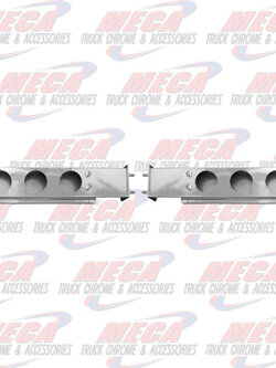 LIGHT BAR S.S. SPRING LOADED W/O RND LTS  3-3/4