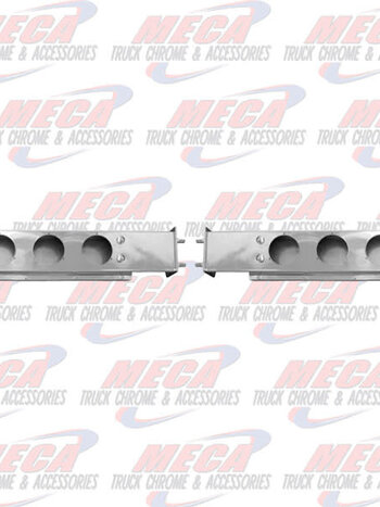 LIGHT BAR S.S. SPRING LOADED W/O RND LTS  3-3/4