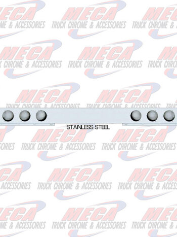 LIGHT BAR ONE PIECE SS W/O RND LTS