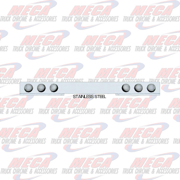 LIGHT BAR ONE PIECE SS W/O RND LTS