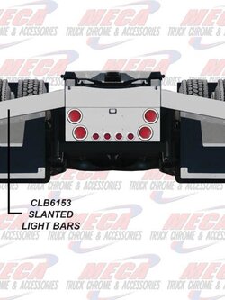 LIGHT BAR DIAGONAL MOUNT - BLANK W/O LT HOLES