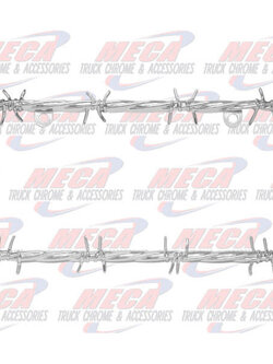 LICENSE PLATE FRAME BARBWIRE