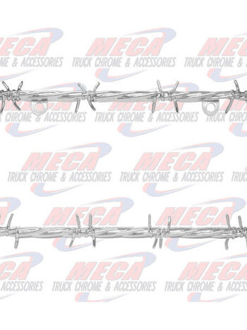 LICENSE PLATE FRAME BARBWIRE