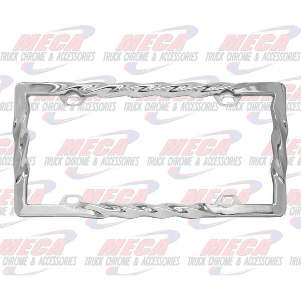 LICENSE PLATE FRAME TWIST