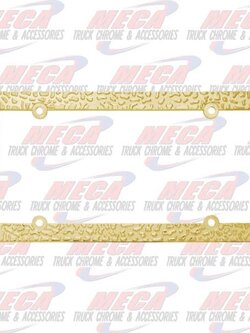LICENSE PLATE FRAME  NUGGET GOLD
