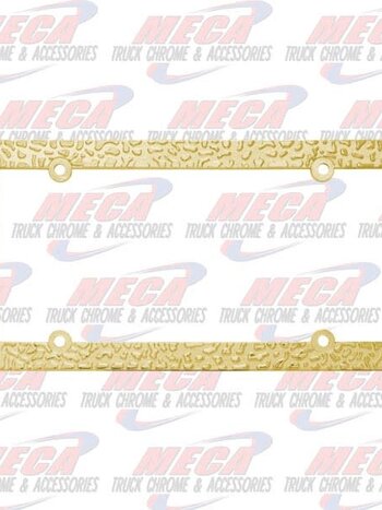 LICENSE PLATE FRAME  NUGGET GOLD