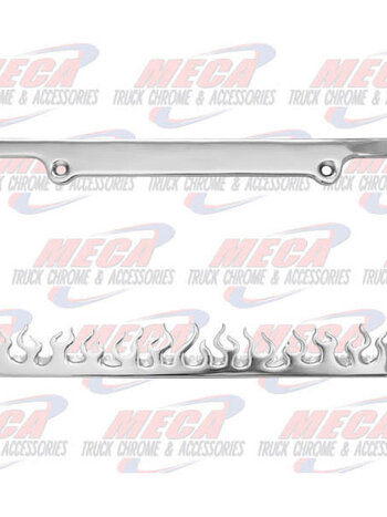 LICENSE PLATE FRAME WITH FLAMES