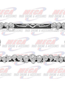 LICENSE PLATE FRAME SKULLS