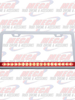 LICENCE PLATE FRAME W/ RED REFLECTOR LED'S