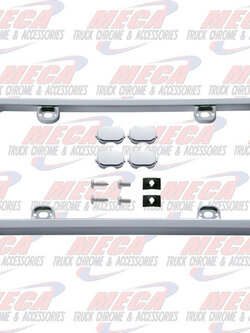 LICENSE PLATE FRAME W/ WHITE BACK UP LIGHTS