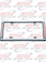 LICENSE PLATE FRAME W/ RED STOP & TAIL LTS