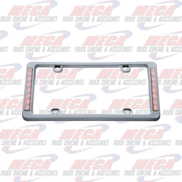 LICENSE PLATE FRAME W/ RED STOP & TAIL LTS