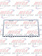 LICENSE PLATE FRAME DIAMOND CHROME