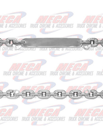 LIC PLATE HOLDER CHAIN CHROME