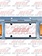 LIC PLATE HOLDER S/S W/ TWO LEDS MARKER LTS