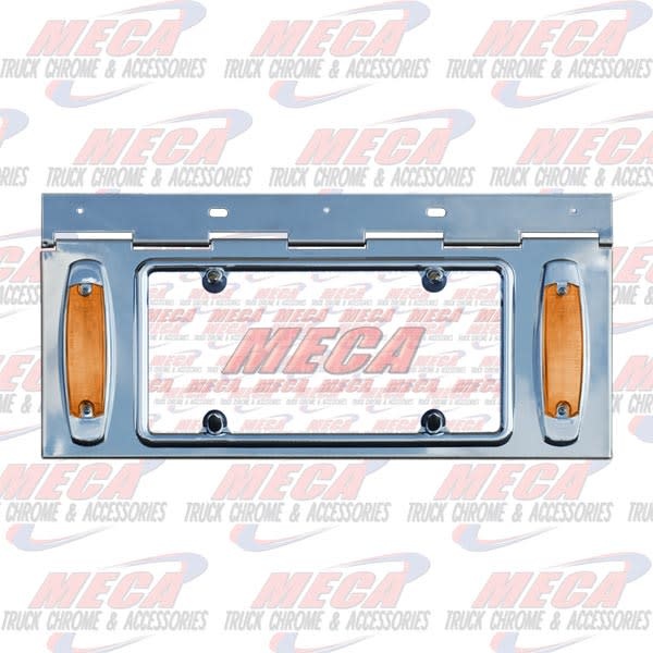 LIC PLATE HOLDER S/S W/ TWO LEDS MARKER LTS